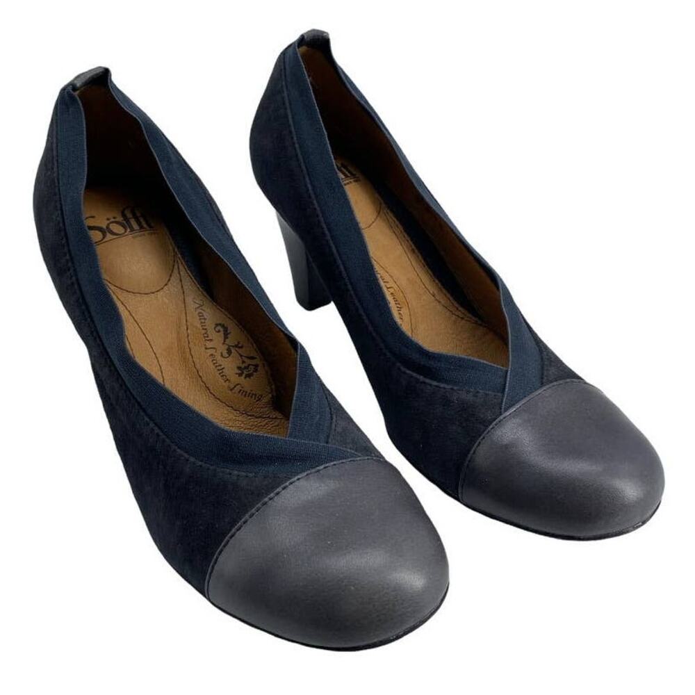 SOFFT Leather Cap Toe Pump Career Shoe 1072327